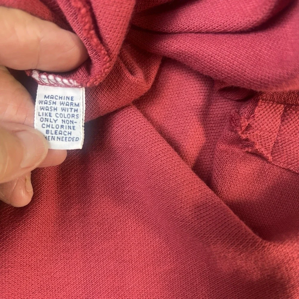 Polo Ralph Lauren Polo Shirt Mens Medium Fit Red Pony 100 % Cotton Logo